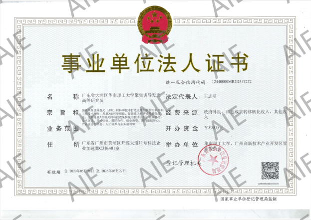 Business License Of EnterpriseLegal Person