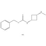 Carbamic acid, N-[cis-3-(methylamino)cyclobutyl]-, phenylmethyl ester, hydrochloride (1:1)