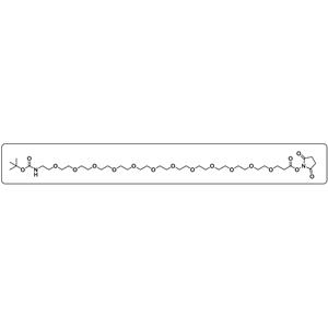 t-Boc-N-amido-PEG12-NHS ester