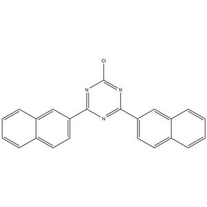 2-chloro-4,6-dinaphthalen-2-yl-1,3,5-triazine