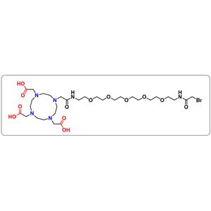 Bromoacetamido-PEG5-DOTA