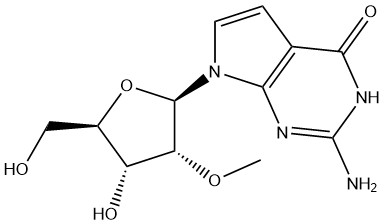 4H-Pyrrolo[2,3-d]pyrimidin-4-one, 2-amino-3,7-dihydro-7-(2-O-methyl-β-D-ribofuranosyl)-