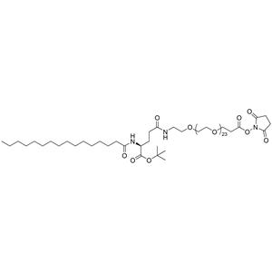 Pal-Glu(PEG1000-OSu)-OtBu