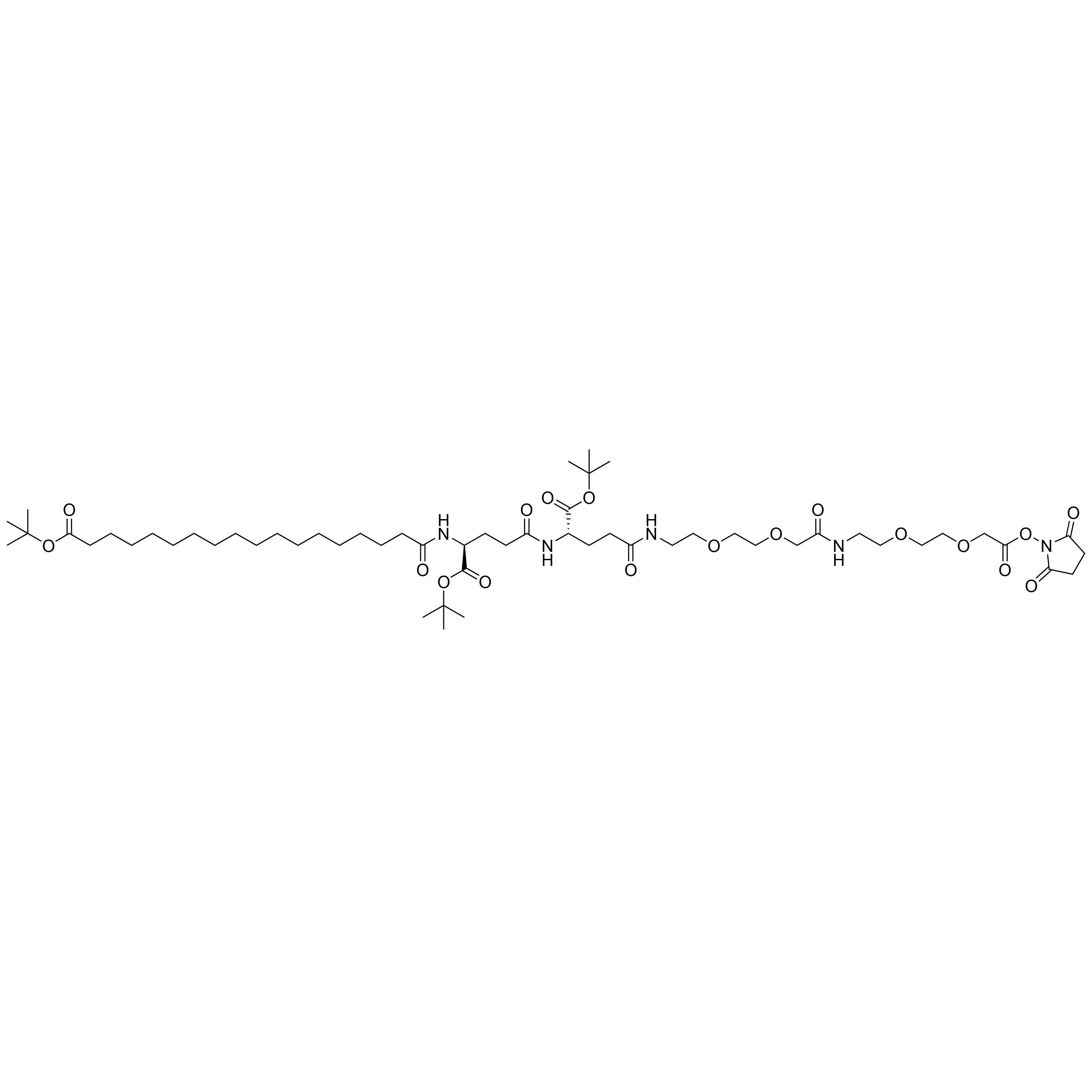 tBuO-Ste-Glu(OtBu)-Glu(AEEA-AEEA-OSu)-OtBu