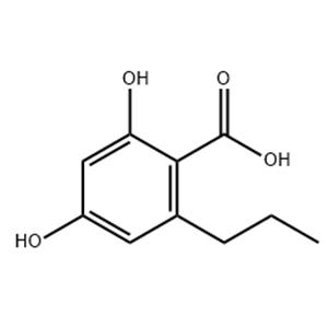 2,4-Dihydroxy-6-propylbenzoic acid