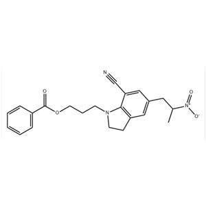 1-[3-(Benzoyloxy)propyl]-2,3-dihydro-5-(2-nitropropyl)-1H-indole-7-carbonitrile