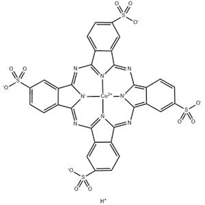 tetrahydrogen [29H,31H-phthalocyanine-2,9,16,23-tetrasulphonato(6-)-N29,N30,N31,N32]cobaltate(4-)