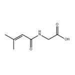 2-(3-methylbut-2-enoylamino)acetic acid