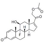 9-fluoro-11beta,21-dihydroxypregna-1,4,16-triene-3,20-dione 21-acetate