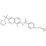 	Benzamide, 4-(cyclopropylmethoxy)-N-[8-methyl-3-[1-methyl-1-(1-pyrrolidinyl)ethyl]-7-quinolinyl]-