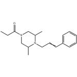 2,6-Dimethyl-4-(1-oxopropyl)-1-(3-phenyl-2-propenyl)piperazine