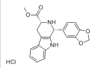 (1R,3R)-Methyl 1-(benzo[d][1,3]dioxol-5-yl)-2,3,4,9-tetrahydro-1H-pyrido[3,4-b]indole-3-carboxylate hydrochloride