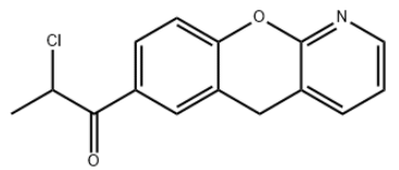 7-(2-chloropropanoyl)-5H-[1]benzopyrano[2,3-b]pyridine