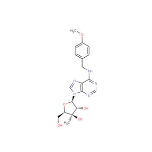 3’-beta-C-Methyl-N6-(p-methoxybenzyl)adenosine