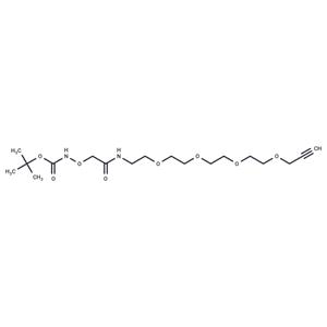 Boc-aminooxy-amide-PEG4-propargyl