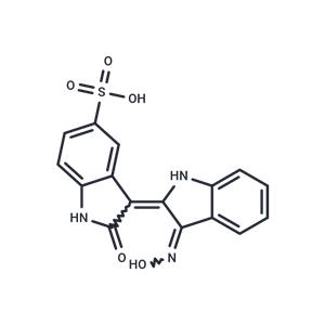 Indirubin-3'-monoxime-5-sulphonic acid