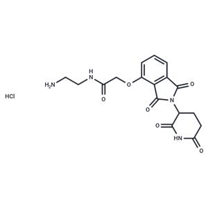 Thalidomide 4'-oxyacetamide-alkyl-C2-amine hydrochloride