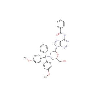 N6-Benzoyl-7’-OH-N-DMTr morpholino adenine