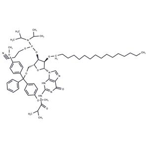 N2-iBu-5’-O-DMTr-2’-O-hexadecanyl guanosine 3’-CED phosphoramidite