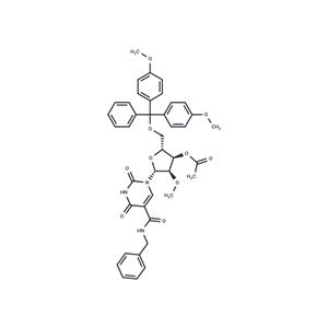 5-Benzylaminocarbony-3’-O-Ac-2’-O-Me-5’-O-DMT-uridine