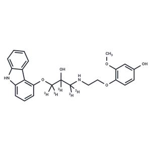 4-Hydroxyphenyl Carvedilol-d5