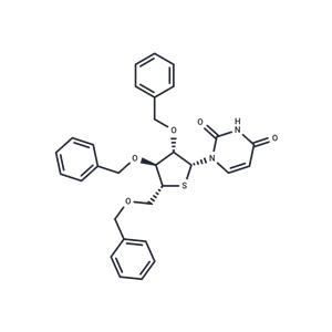 2’,3’,5’-Tri-O-benzyl-4’-thio-arabinouridine