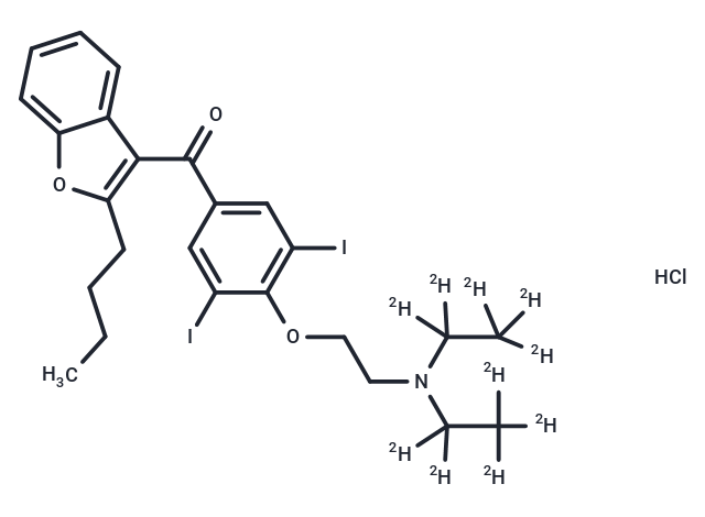 Amiodarone-d10 Hydrochloride