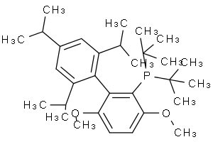 2-(Di-t-butylphosphino)-3,6-dimethoxy-2'-4'-6'-tri-i-propyl-1,1'-biphenyl,t-butylBrettPhos