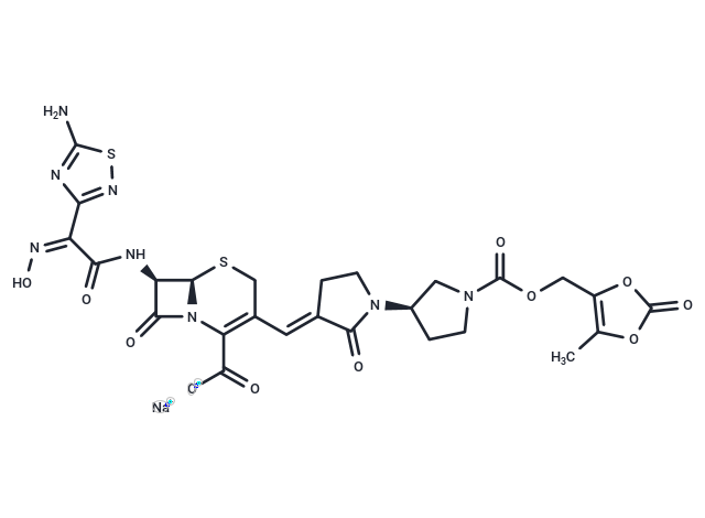 Ceftobiprole medocaril sodium