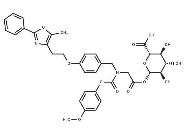 Muraglitazar glucuronide