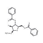 Methyl ? 2-deoxy-3,5-di-O-benzoyl-2-fluoro-4-thio-beta-D-arabinopentofuranoside