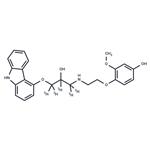 4-Hydroxyphenyl Carvedilol-d5