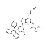 N2-Isobutyryl-O6-cyanoethyl-7’-OH-N-trityl-morpholino guanine