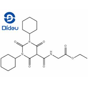 [(1,3-Dicyclohexyl-2,4,6-trioxo-hexahydro-pyrimidine-5-carbonyl)-amino]-acetic acid ethyl ester