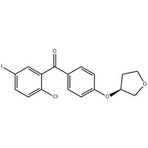 (2-Chloro-5-iodophenyl)[4-[[(3S)-tetrahydro-3-furanyl]oxy]phenyl]methanone