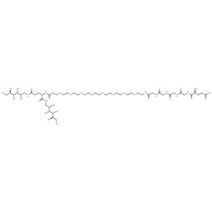 EGGGG-PEG8-amide-bis(deoxyglucitol)