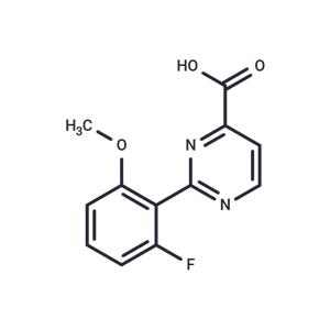 2-(2-fluoro-6-methoxyphenyl)pyrimidine-4-carboxylic acid