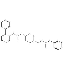 1-(2-(3-((4-carbamoylpiperidin-1-yl)methyl)-N-methylbenzamido)ethyl)piperidin-4-yl [1,1'-biphenyl]-2-ylcarbamate