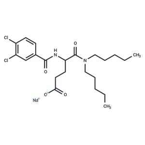 Lorglumide sodium salt