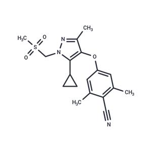 Benzonitrile, 4-[[5-cyclopropyl-3-methyl-1-[(methylsulfonyl)methyl]-1H-pyrazol-4-yl]oxy]-2,6-dimethyl-