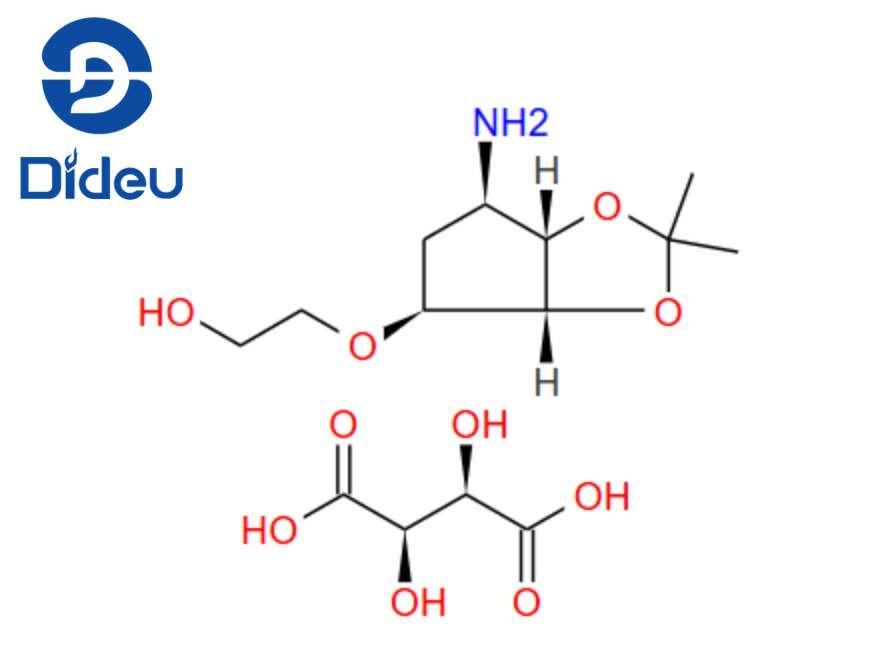 2-((3aR,4S,6R,6aS)-6-amino-2,2-dimethyltetrahydro-3aH-cyclopenta[d][1,3]dioxol-4-yloxy)ethanol L-tataric acid