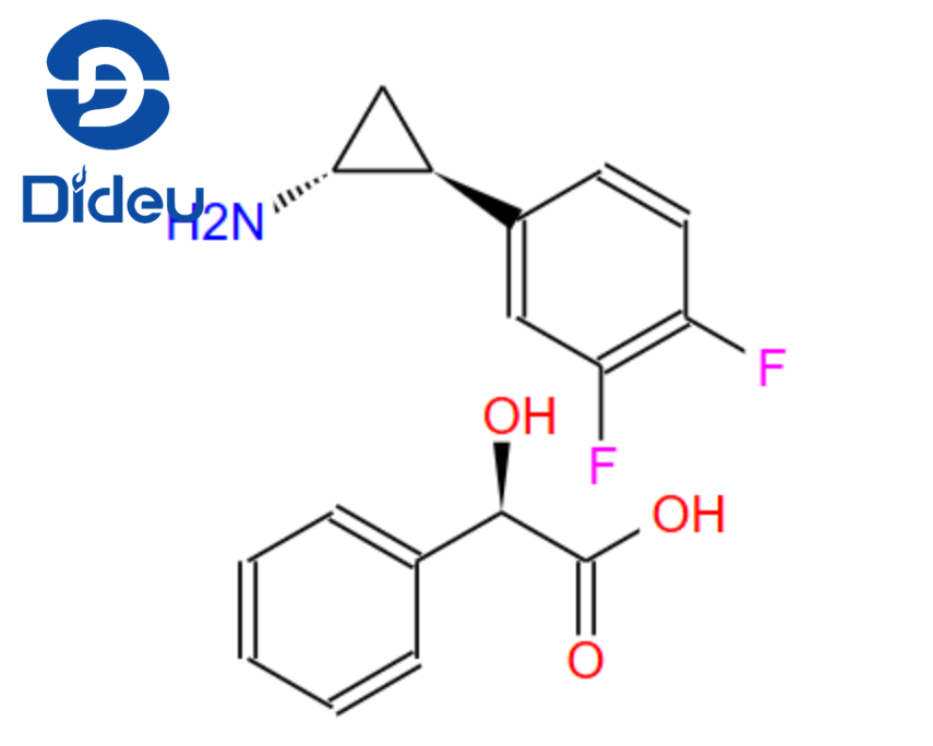 (1R,2S)-2-(3,4-Difluorophenyl)cyclopropanamine (2R)-Hydroxy(phenyl)ethanoate