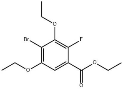 Benzoic acid, 4-bromo-3,5-diethoxy-2-fluoro-, ethyl ester