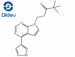 [4-(1H-Pyrazol-4-yl)-7H-pyrrolo[2,3-d]pyrimidin-7-yl]methyl pivalate