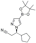 (R)-3-cyclopentyl-3-(4-(4,4,5,5-tetraMethyl-1,3,2-dioxaborolan-2-yl)-1H-pyrazol-1-yl)propanenitrile