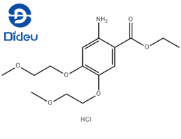 2-Amino-4,5-bis(2-methoxyethoxy)benzoic acid ethyl ester hydrochloride