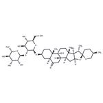 (25R)-3β,17α-dihydroxy-5α- spirostan-6-one3-O-α-L- rhamnopyranosyl-(1→2)-β- D-glucopyranoside