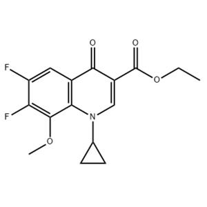 1-Cyclopropyl-6,7-difluoro-1,4-dihydro-8-methoxy-4-oxo-3-quinolinecarboxylic acid ethyl ester