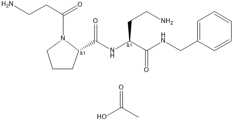 Dipeptide diaminobutyroyl benzylamide diacetate