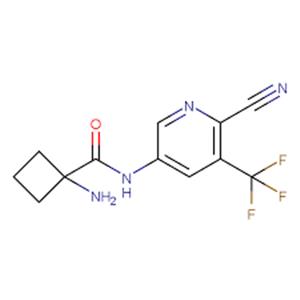 1-amino-N-[6-cyano-5-(trifluoromethyl)-3-pyridinyl]Cyclobutanecarboxamide